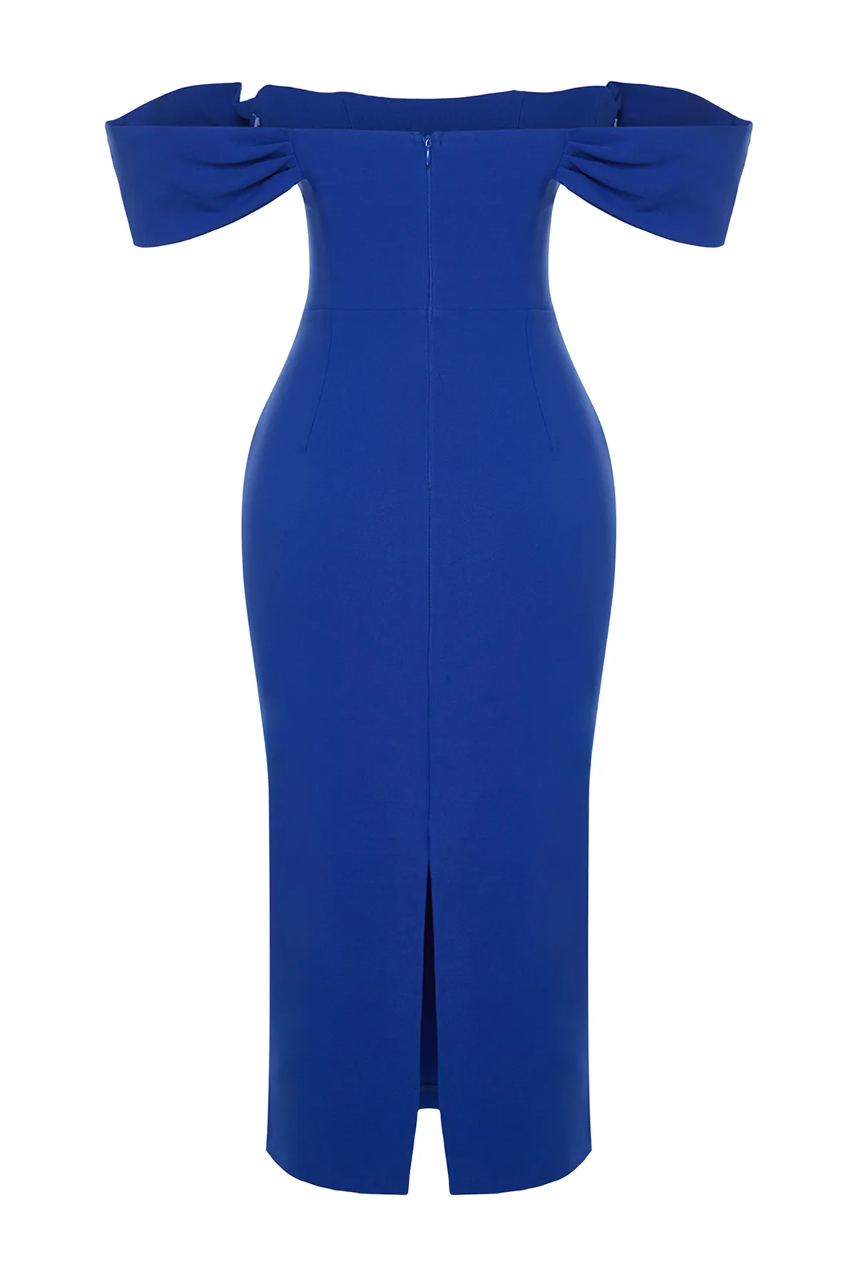 Trendyol Collection  Saxe-anliegendes, gewebtes Korsett, detailliertes, elegantes Abendkleid TPRSS22EL00097