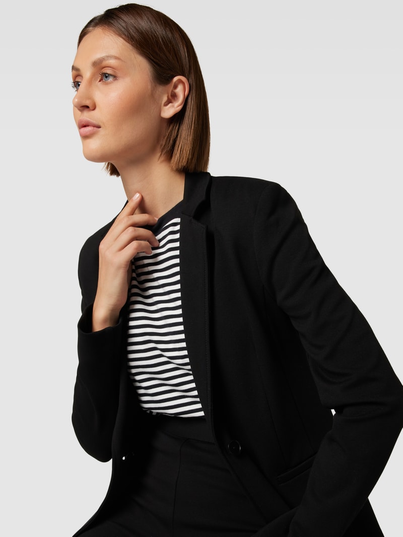 Blazer mit Reverskragen Modell 'TAROCCHI' in schwarz