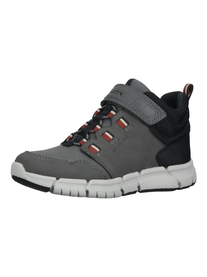 Geox Stiefelette in Grau/Rot günstig kaufen