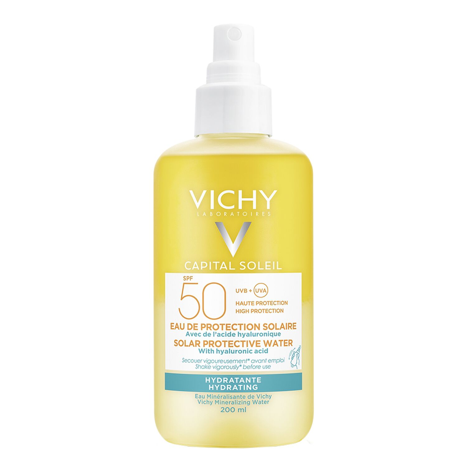 Vichy Capital Soleil SPF50 Eau de Protection Solaire Hydratante 200 ml