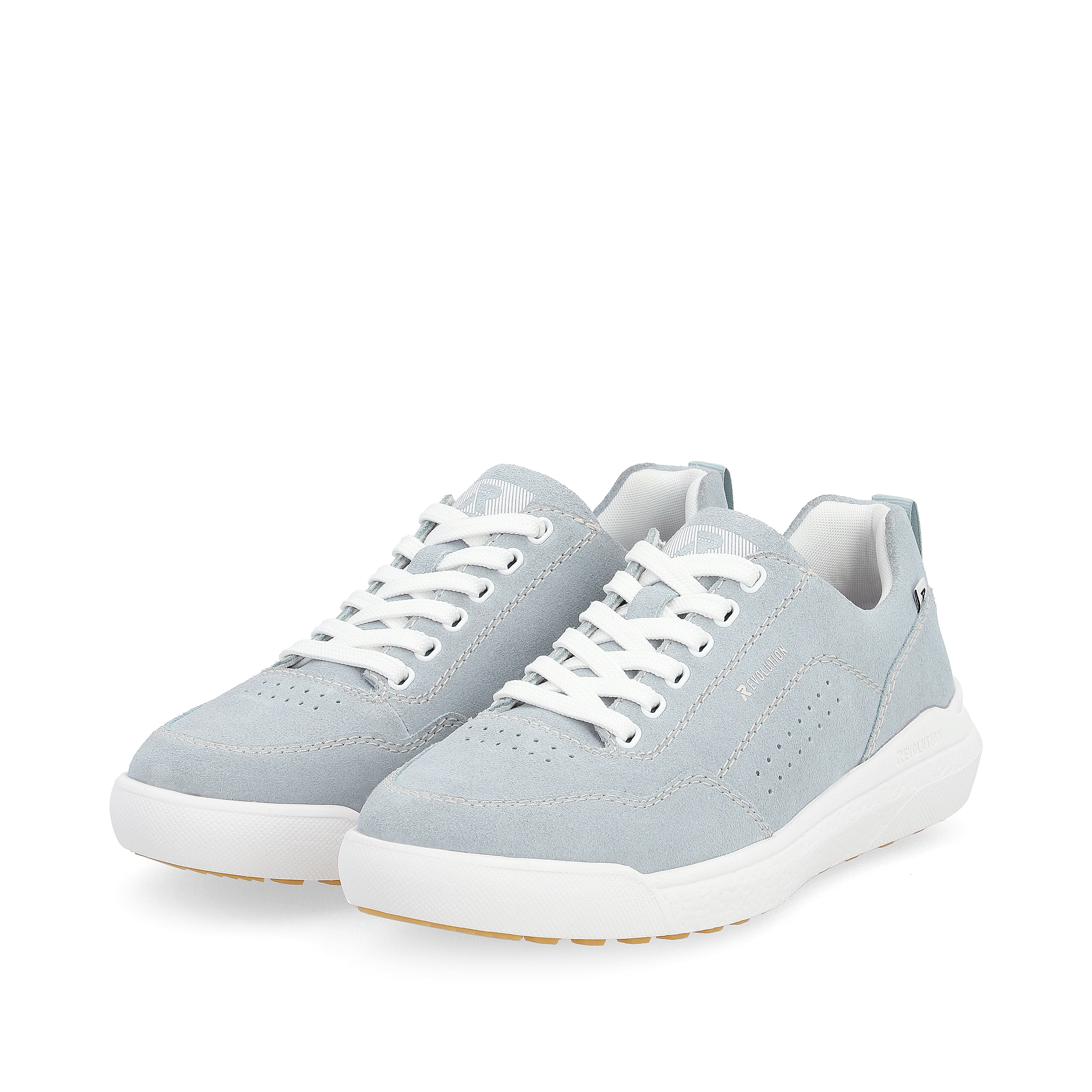 Rieker Damen Sneaker Low steel blue