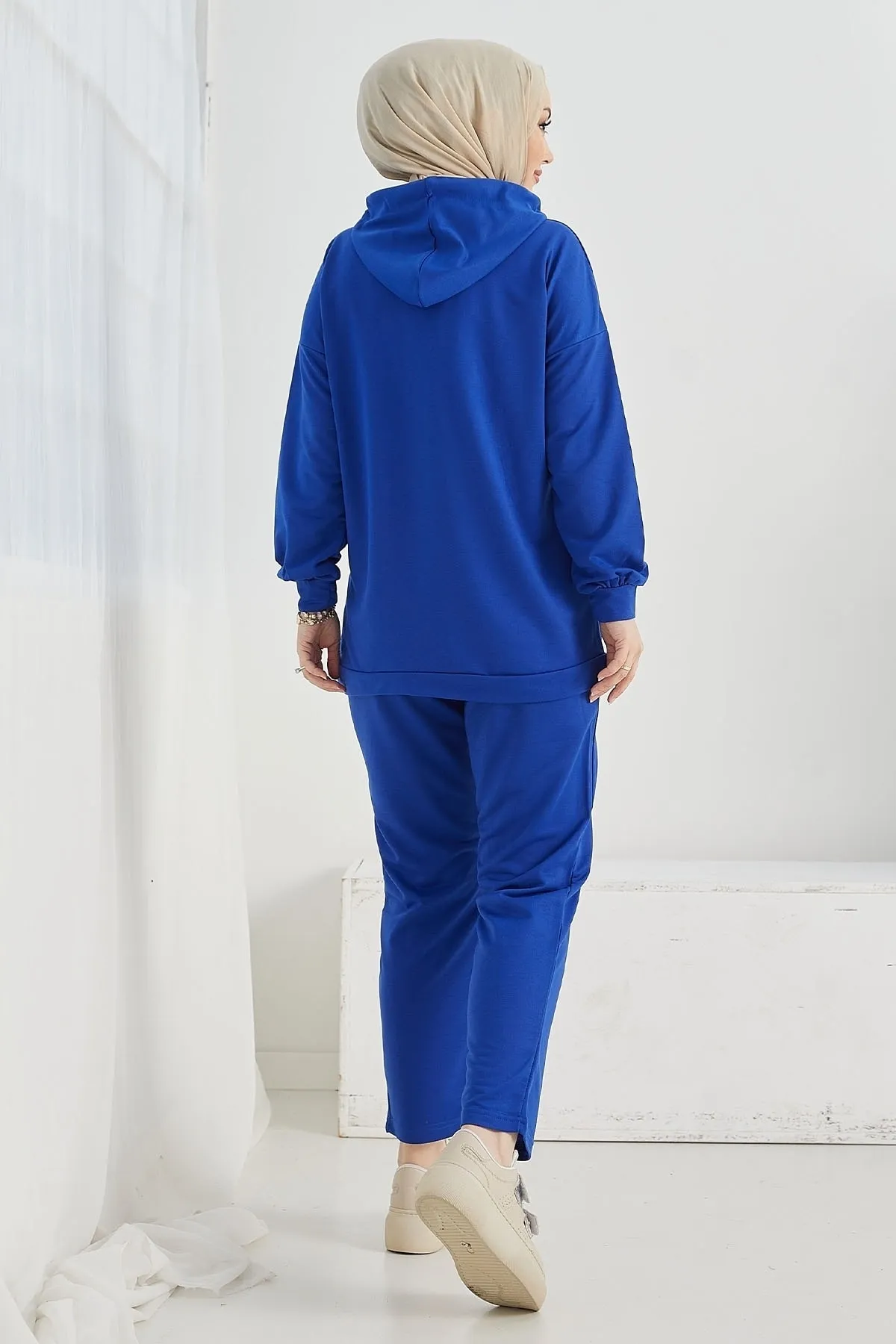 InStyle  Arves Doppelanzug mit Reißverschluss und Kapuze – Saksblau