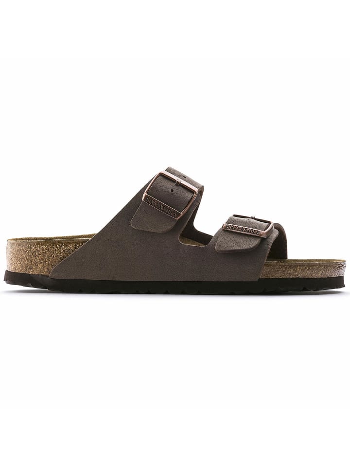 Birkenstock Sandale Arizona Birko-Flor Nubuck in Braun günstig kaufen