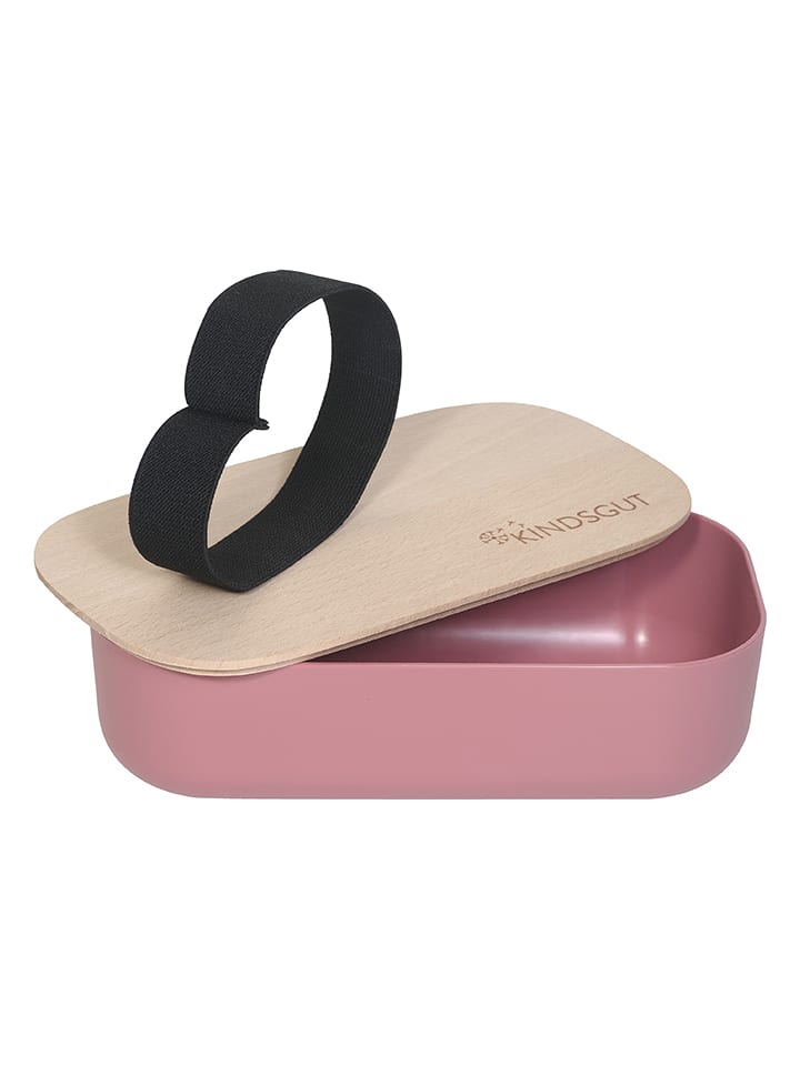 Kindsgut Lunchbox in Rosa - (B)20,5 x (H)5,5 x (T)11,5 cm günstig kaufen onesize
