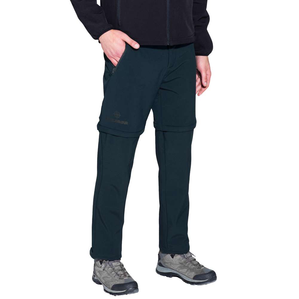 KIRKJUBØUR® Zip-Off Herren 2-in-1 Trekking Wanderhose navy