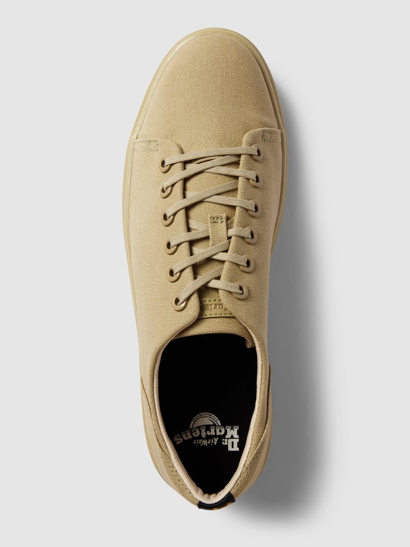 Sneaker mit Label-Detail Modell 'Dante' in olivgrün