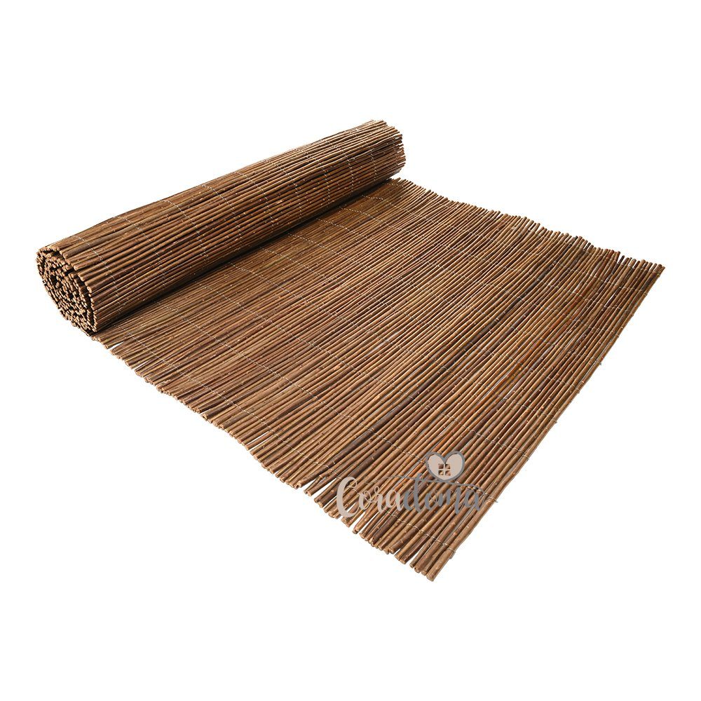 Coradoma Weidenzaun Weidenmatte Sichtschutz Zaun für Balkon, Terrasse, Garten, viele Größen, Höhe 100-175cm