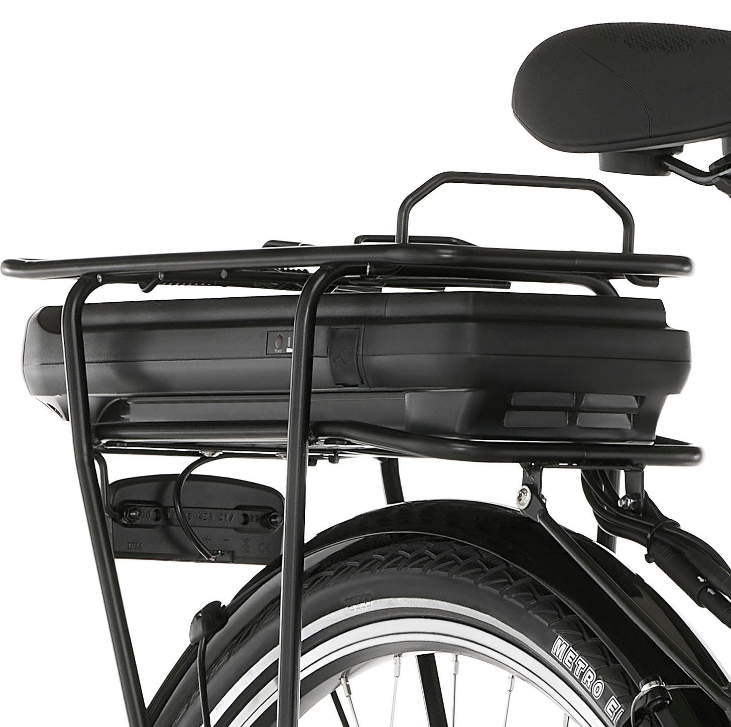 FISCHER Fahrrad E-Bike CITA ECU 2200 418, 7 Gang Shimano Nexus Schaltwerk, Nabenschaltung, Frontmotor, 418 Wh Akku, (mit Fahrradschloss)