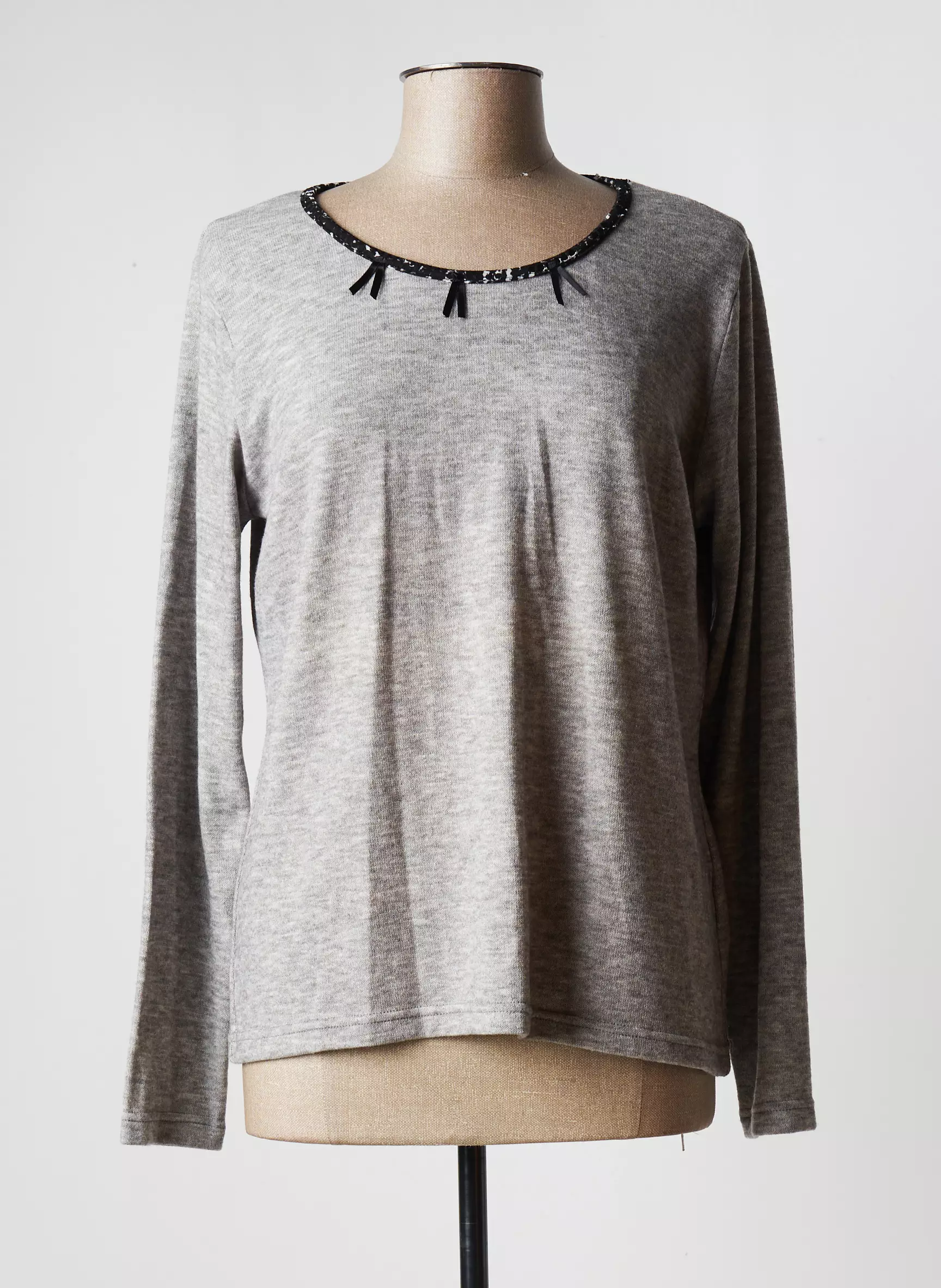 Telmail Pulls Femme couleur gris
