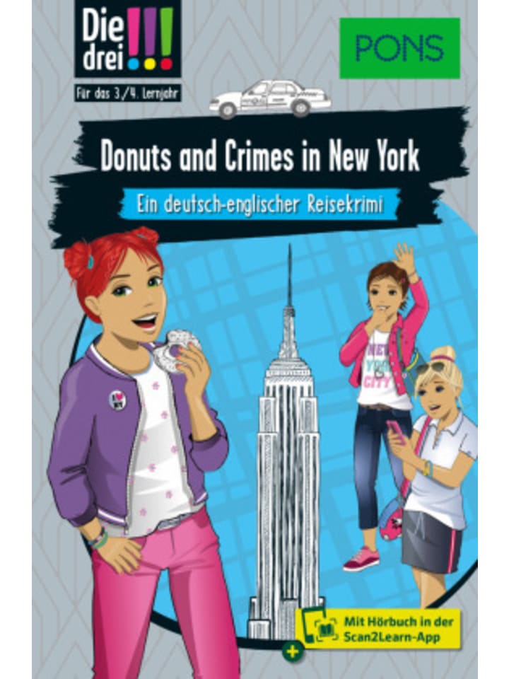 PONS Buch - PONS Die Drei !!! - Donuts and Crimes in New York günstig kaufen onesize