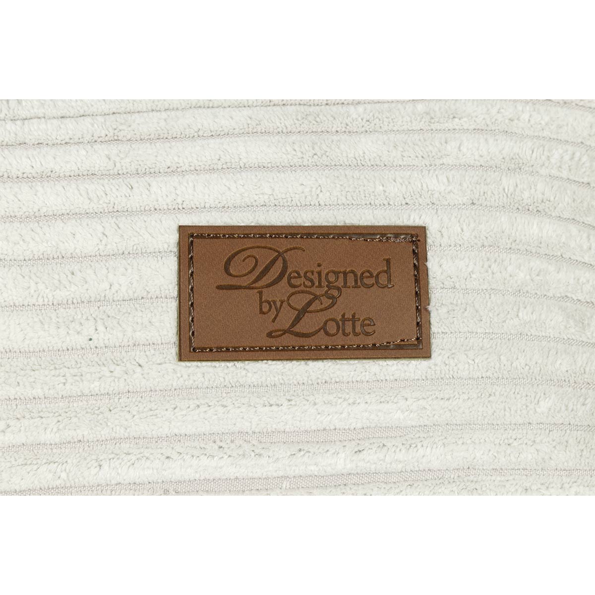 Designed by Lotte Hundebett Ribbed Hellgrau kaufen bei ZooRoyal