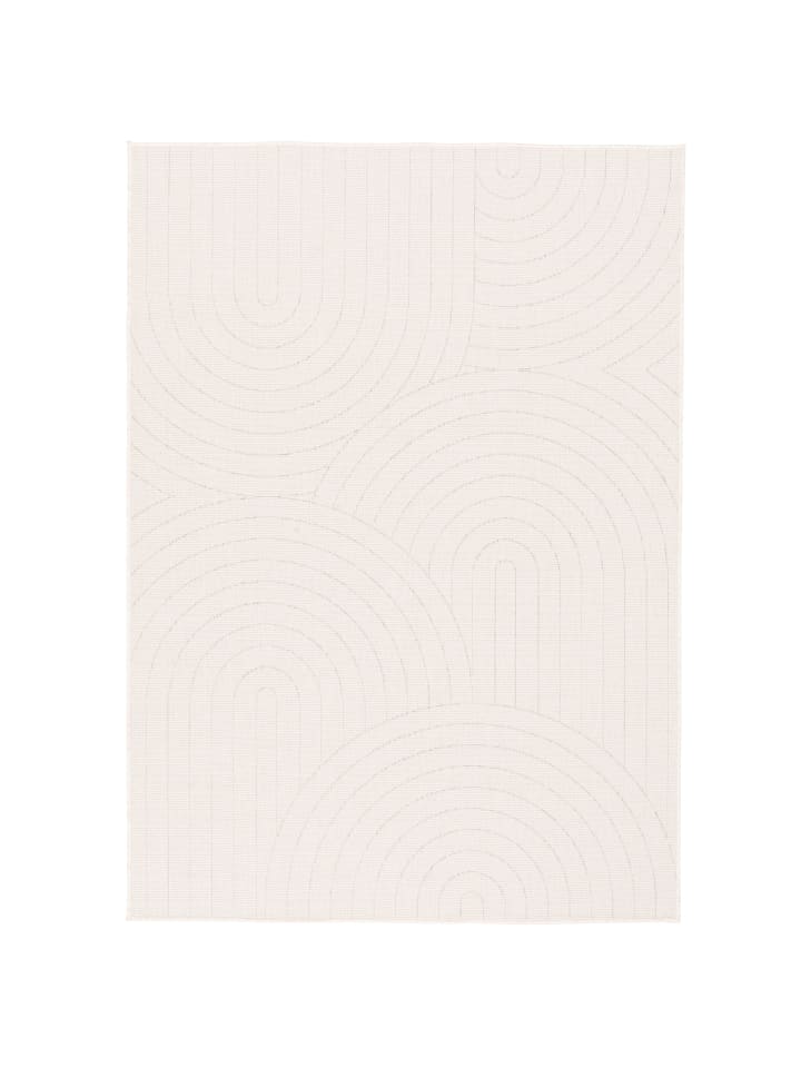 Pergamon In- und Outdoor Teppich Beidseitig Newport Urban in Grau Weiss günstig kaufen 80 x 150cm