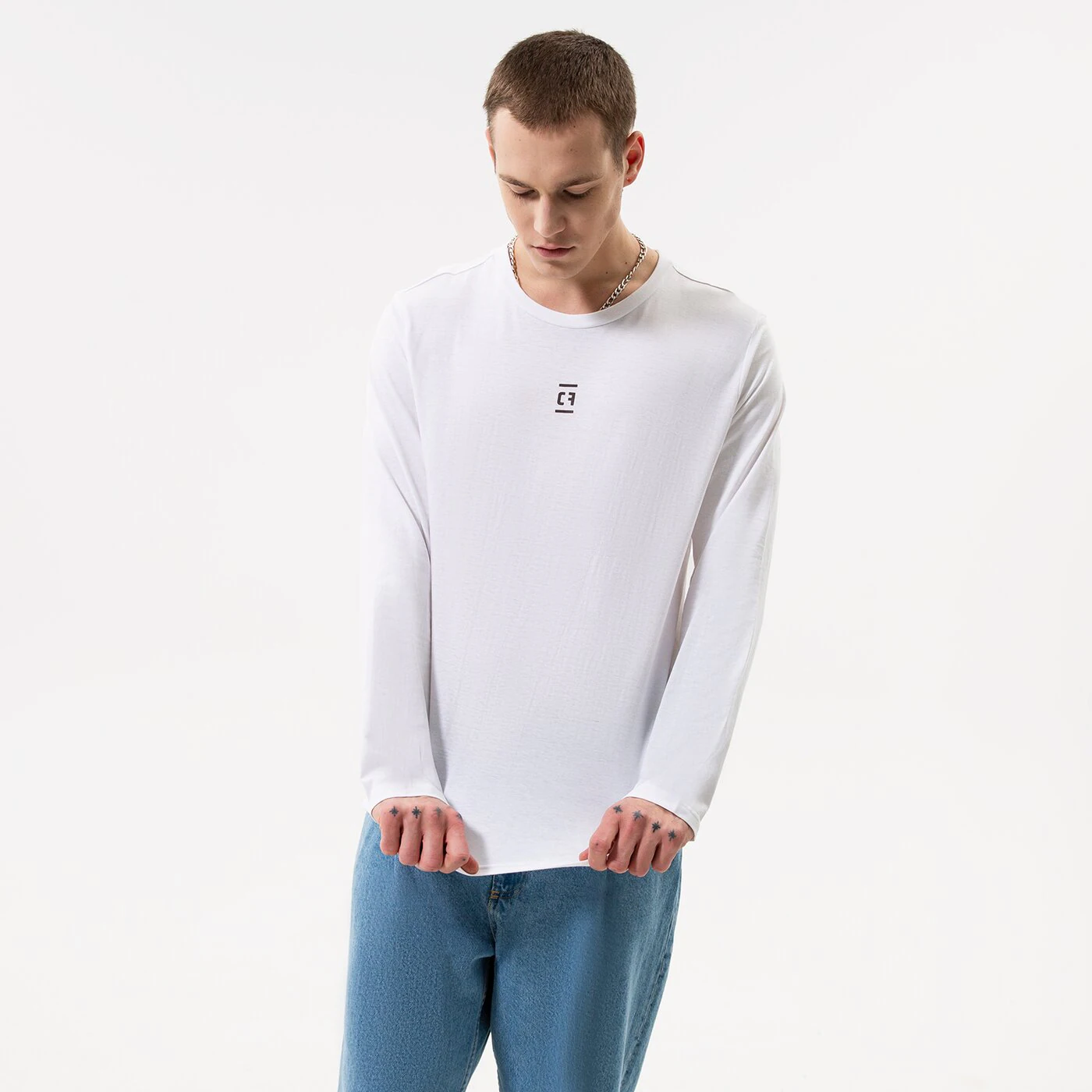 CONFRONT T-SHIRT CONFRONT ESSENTIAL LONG SLEEVE Weiß