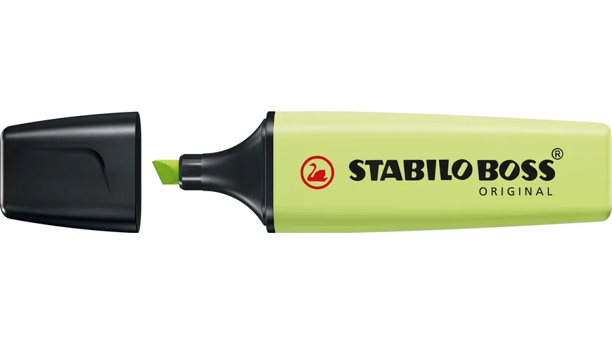 STABILO® Textmarker - STABILO BOSS ORIGINAL Pastel - Einzelstift - Prise von Limette limette