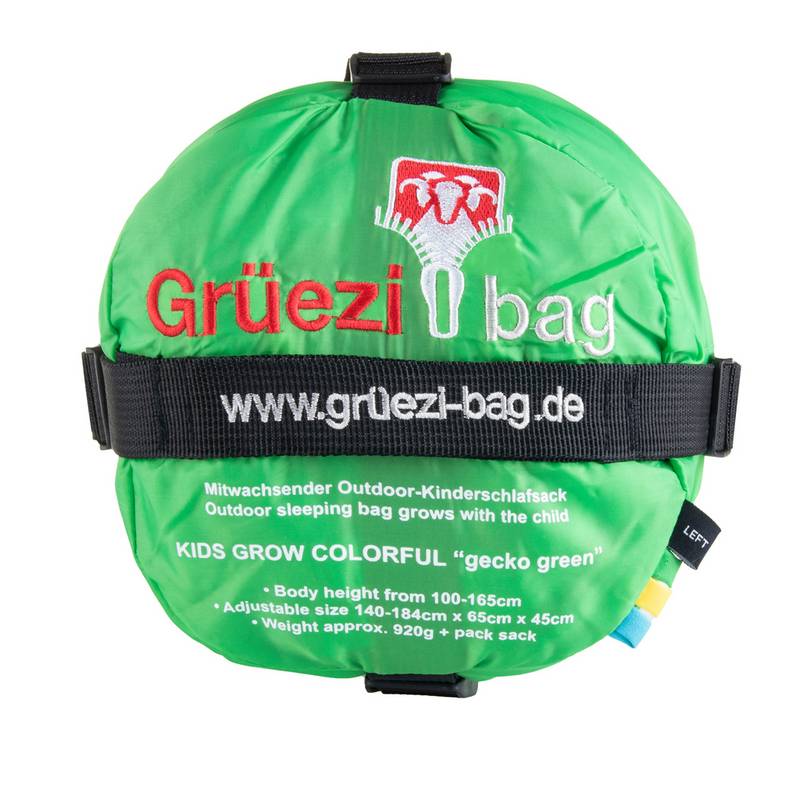 Grüezi Bag Kids Grow Colorful Kunstfaserschlafsack Kinder