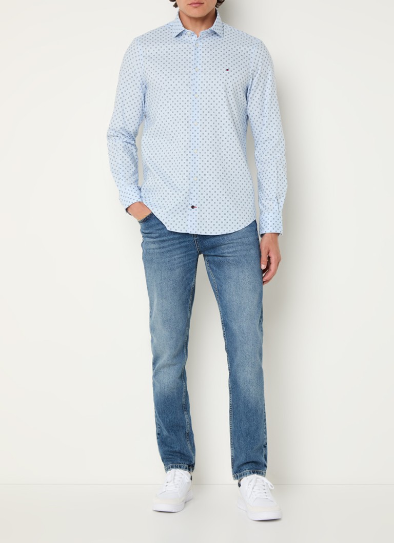 Tommy Hilfiger slim fit košulja s printom i logotipom