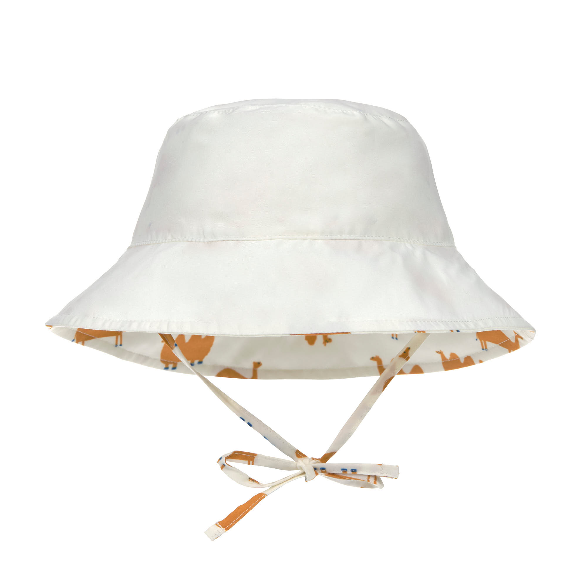 Sonnenhut Kinder (UV Schutz) - Kamel, Weiß