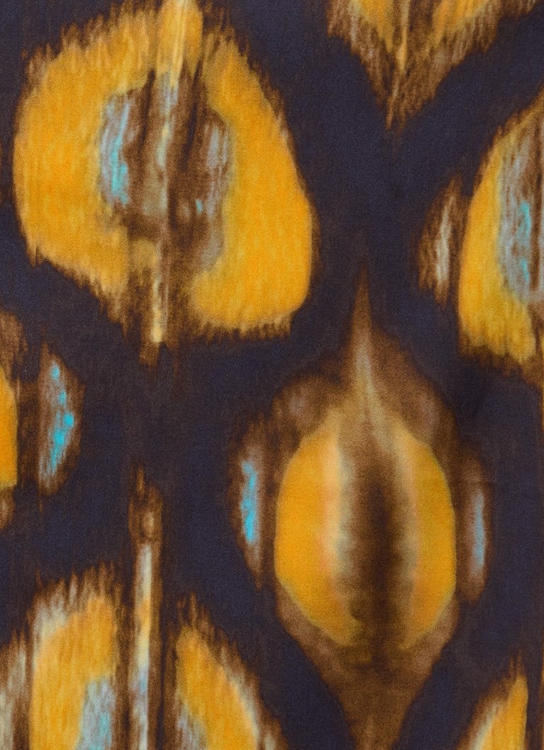 Abito midi Soleil di ba&sh con dettagli plissettati e stampa
