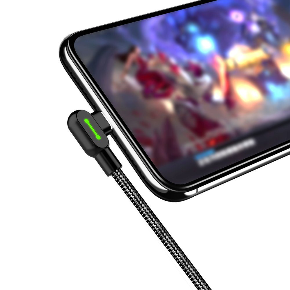 mcdodo 90 Grad Ladekabel Winkel Typ-C USB-C Kabel abgewinkelt USB-Kabel, Typ C (Eurostecker), USB-C (50 cm), Winkelstecker