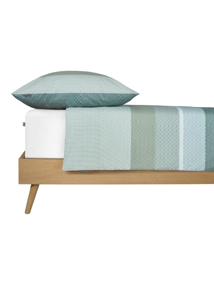 Schiesser Renforcé-Bettwäscheset Endy Stripes in Grün günstig kaufen