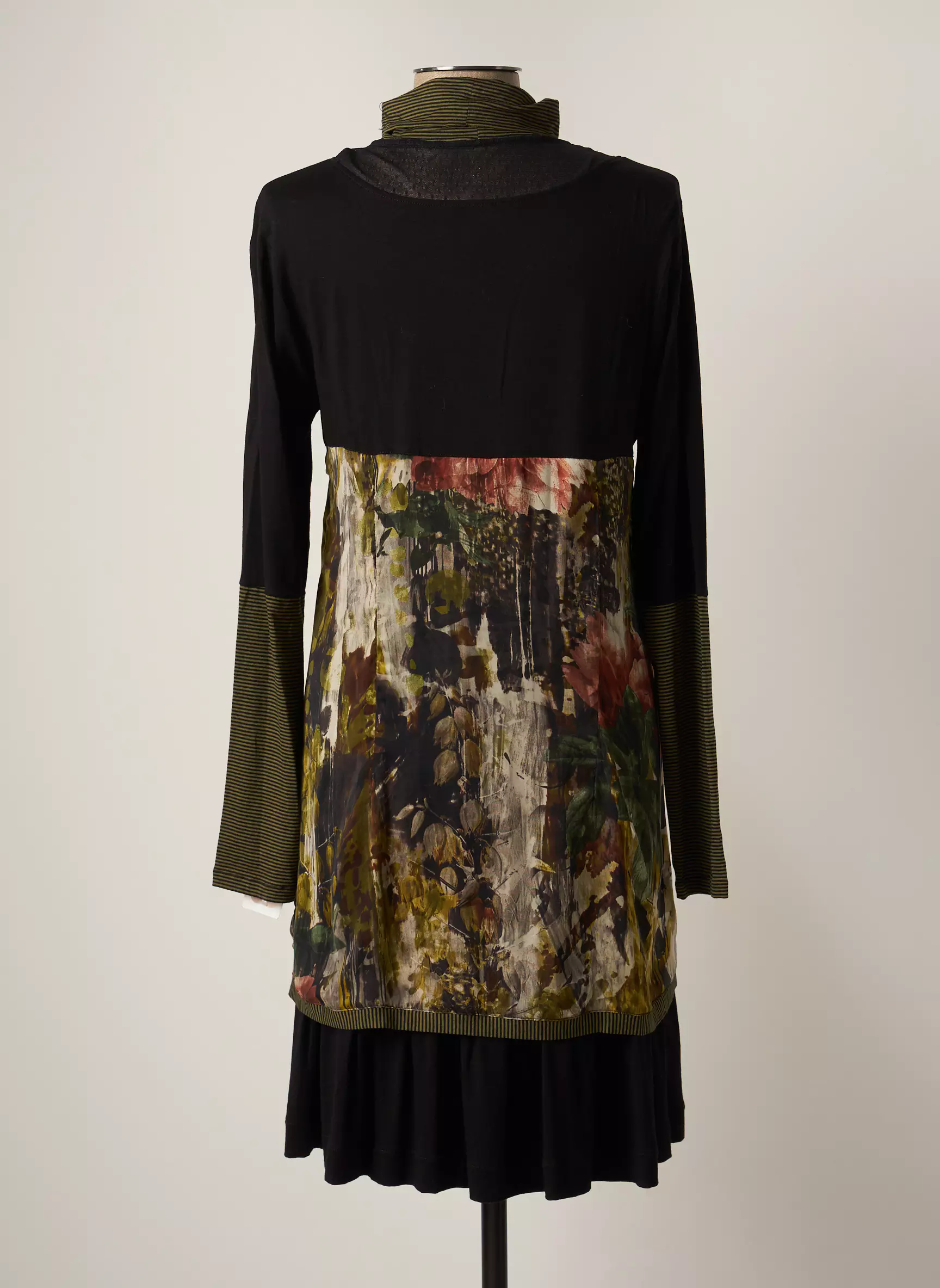 Bai Amour Robes Mi Longues Femme couleur noir