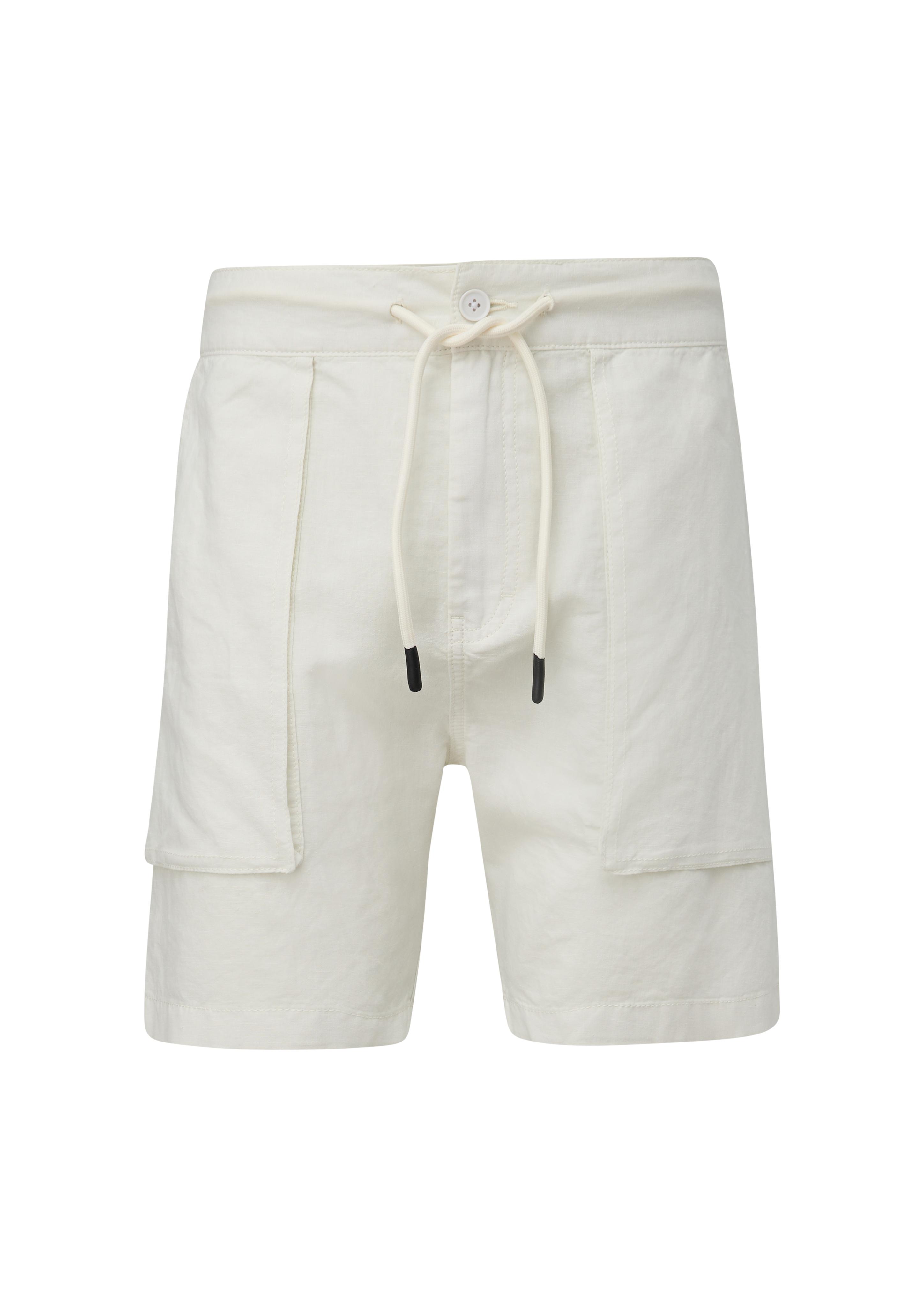Regular: Shorts aus Leinenmix  2131609-8000