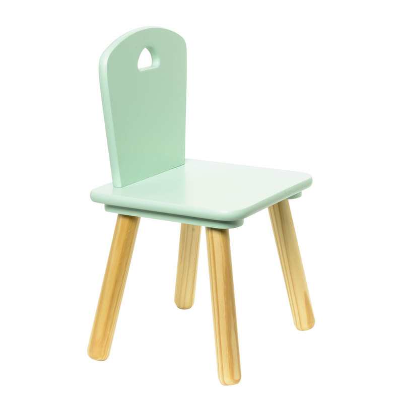 Chaise maternelle naturelle verte Oxybul