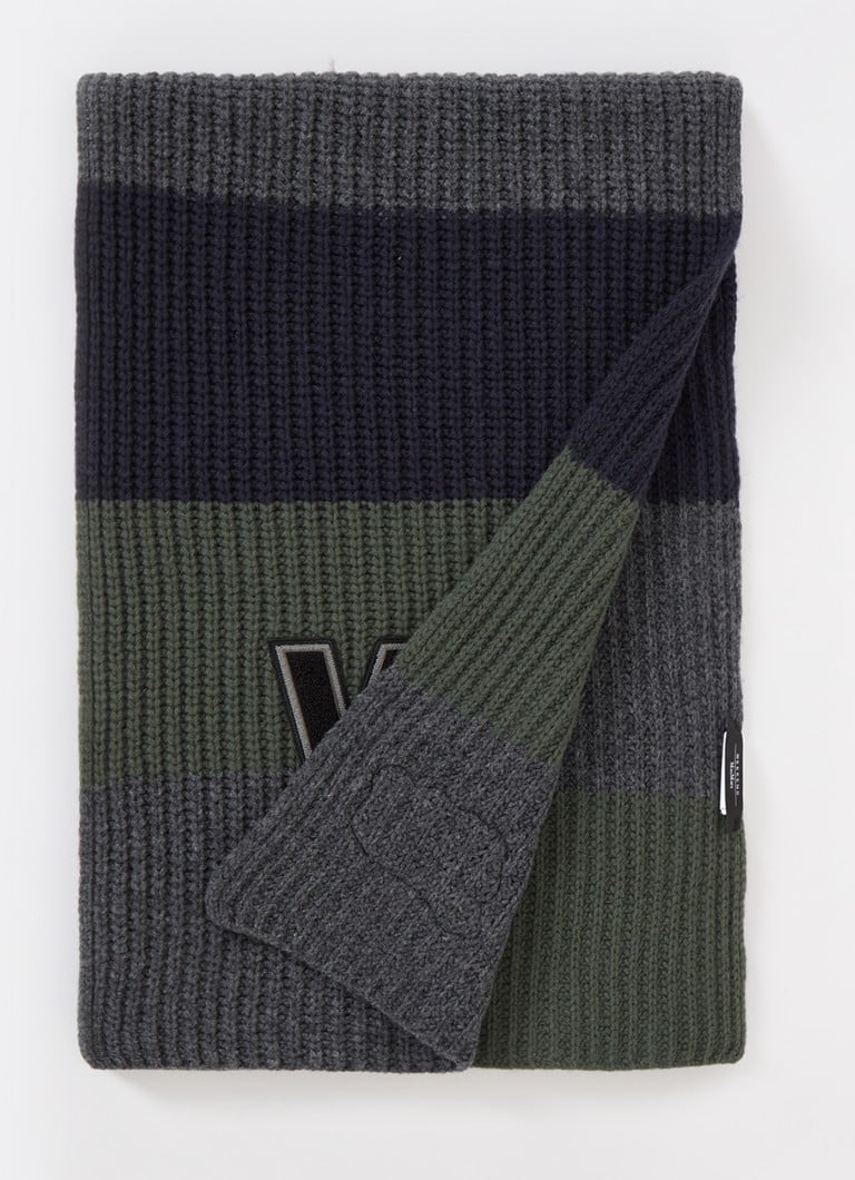 Vlněný šátek MaxMara Bardies 200 x 35 cm