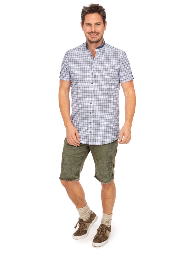OS-Trachten Trachtenhemd 421002-4237 in jeans günstig kaufen
