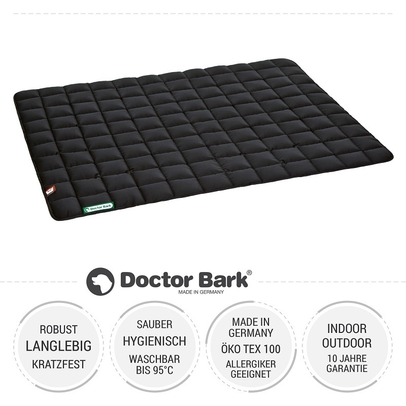 Doctor Bark Hundedecken Doctor Bark Liegedecke schwarz XL