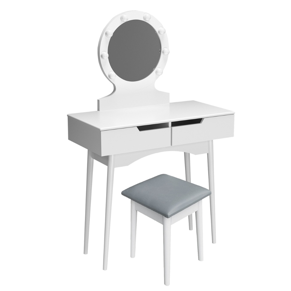 Home Deluxe Schminktisch MIRANDA - Weiß