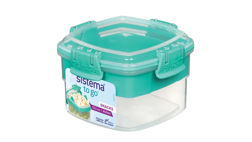 sistema Lunchbox SNACK TO GO 400ml Achtung: diesen Artikel gibt es in verschiedenen farblichen Ausführungen. Sie erhalten nur 1 Artikel (zufällige Auswahl im Lager). Eine Vorauswahl ist leider nicht möglich.