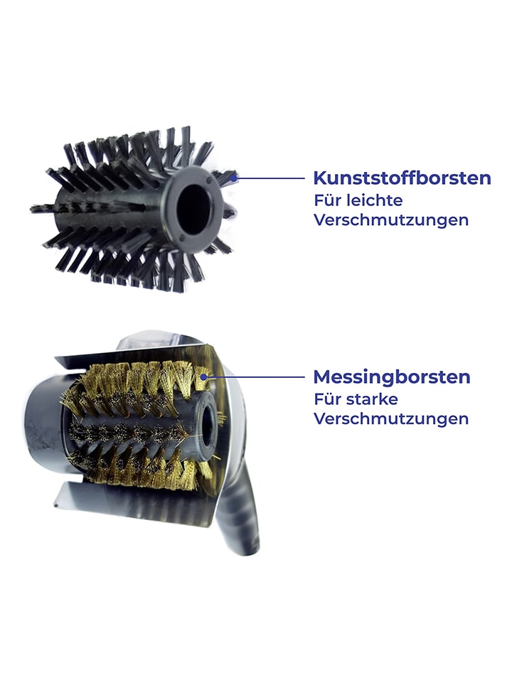 Wenko Drahtbürste in Schwarz - (B)30 x (H)9 x (T)8,5 cm günstig kaufen onesize