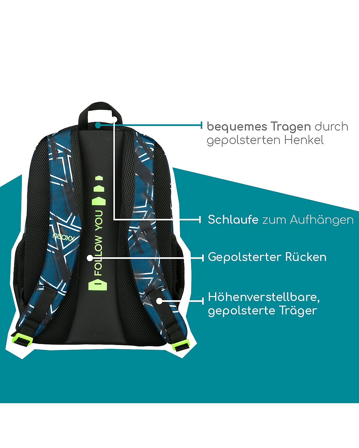 Schulrucksack Fly Flash yourself (2023)