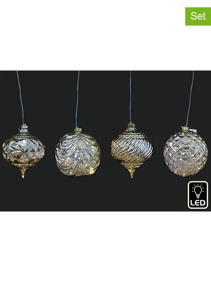 SiL Interiors 8er-Set: Dekoleuchten in Gold - Ø 20 cm günstig kaufen onesize