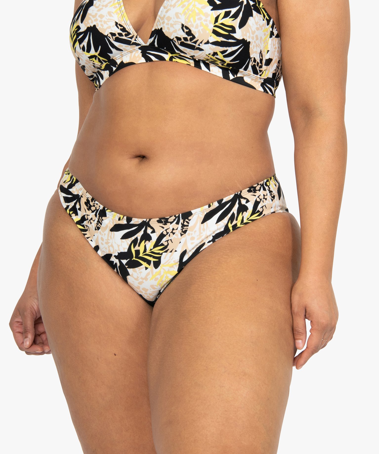 Bas de maillot de bain femme grande taille forme culotte imprime | GEMO