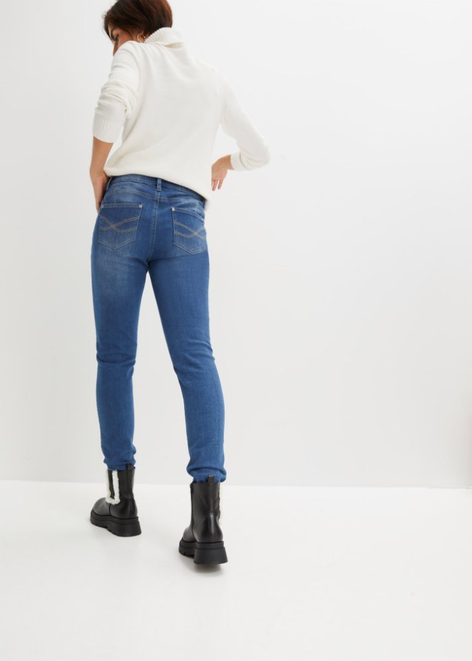 Shaping Thermo-Jeans mit kuscheliger Innenseite, Slim