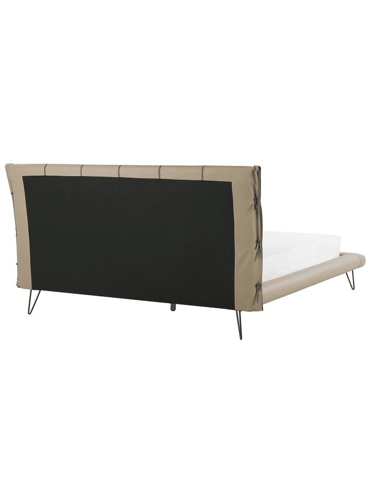 Beliani Doppelbett BETIN in Beige - (W) 220 x (H) 118 x (L) 230 cm günstig kaufen onesize