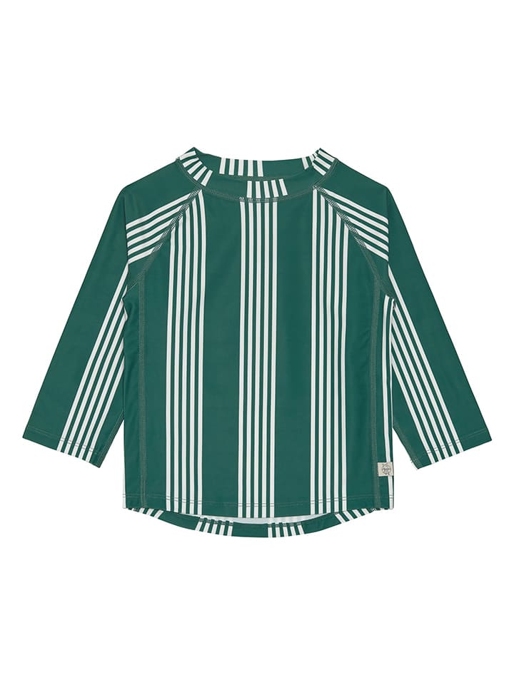 Lässig Badeshirt in Grün/ Weiß günstig kaufen