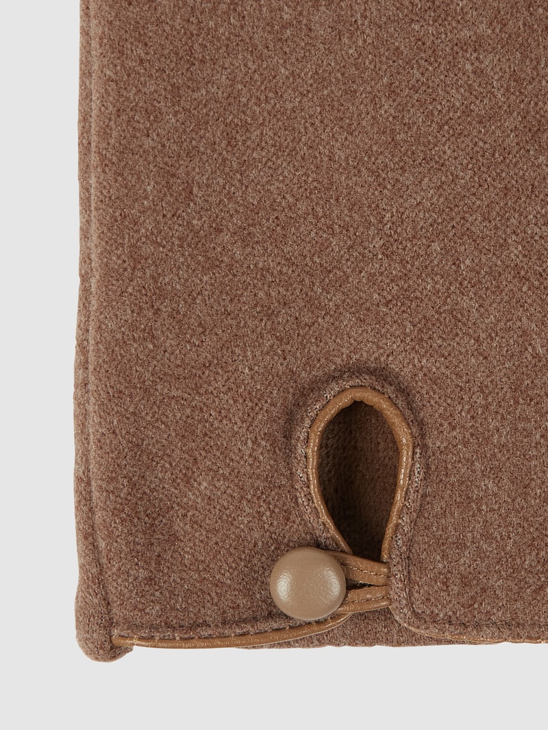 Handschuhe aus Fleece in taupe