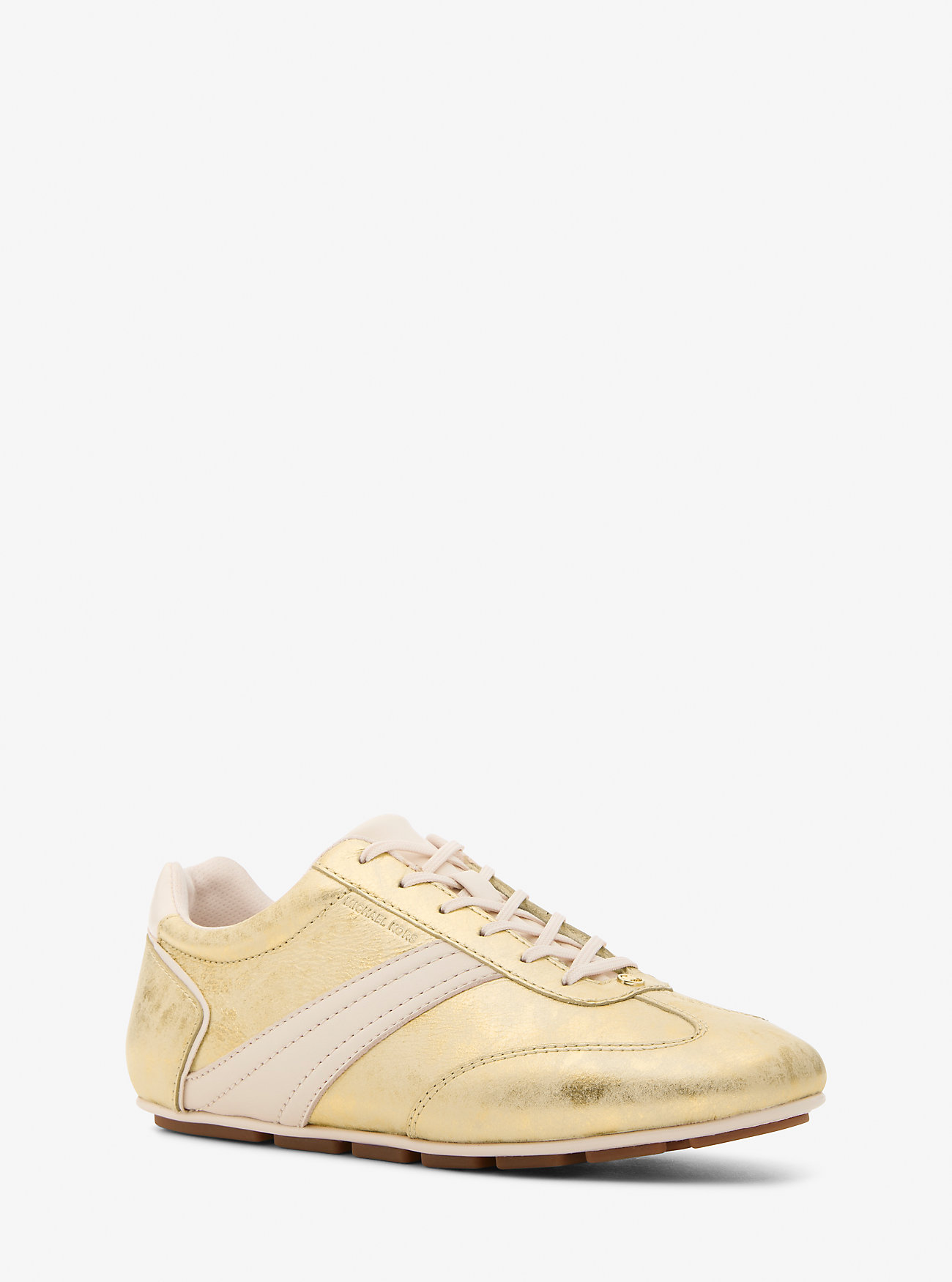 Susie Metallic Skinnsneaker - GULL
