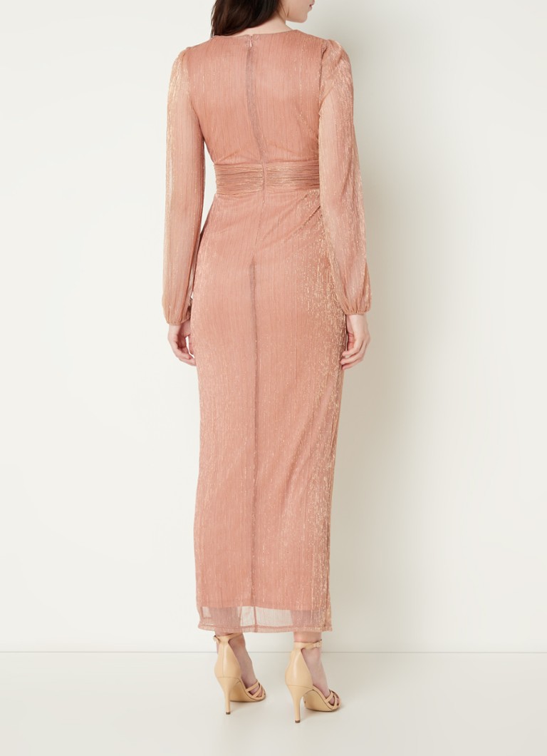 Abito midi Brielle di Phase Eight, in lurex con spacco