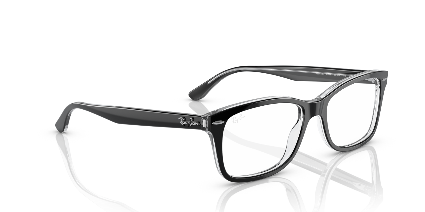 RB5428 OPTICS - Negru lucios pe transparent