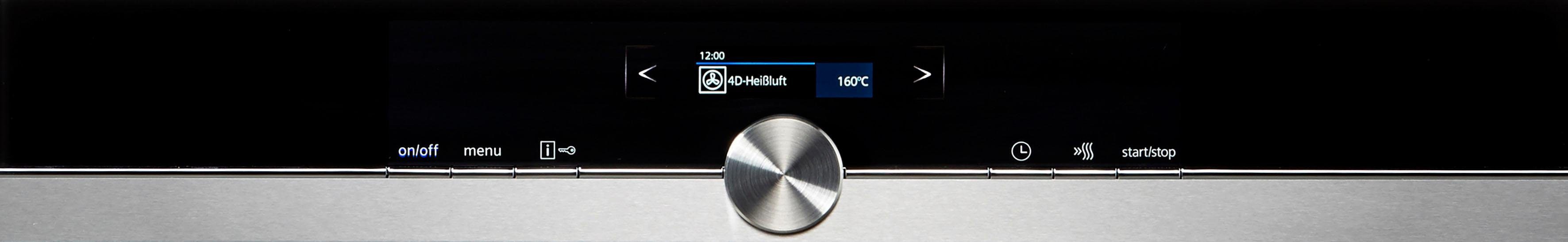 SIEMENS Einbaubackofen iQ700 HB634GBS1, mit Teleskopauszug nachrüstbar, ecoClean Plus, mit ecoClean