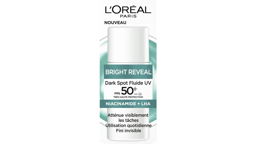 L'Oréal Bright Reveal Dark Spot UV-Fluid LSF50+ 50 ml