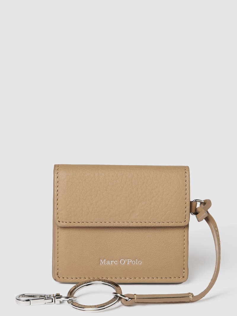 Portemonnaie mit Label-Print Modell 'JUDIS' in sand