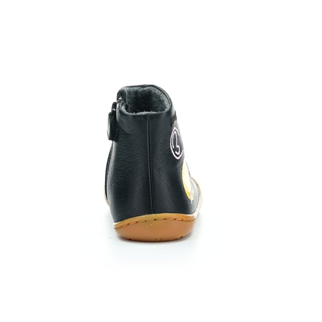 Camper Peu Cami TWS Sella Negro Surreal Face Black (K900216-003) schwarze Barfuß-Stiefeletten
