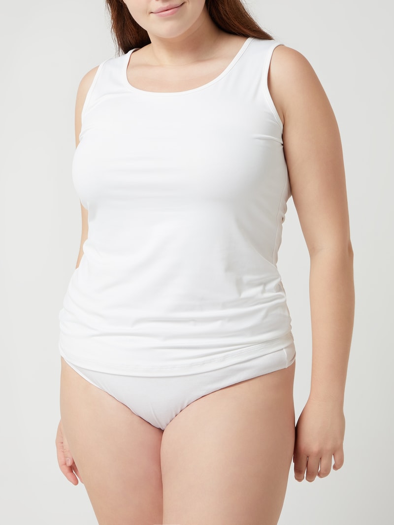 PLUS SIZE String mit Modal-Anteil in weiß