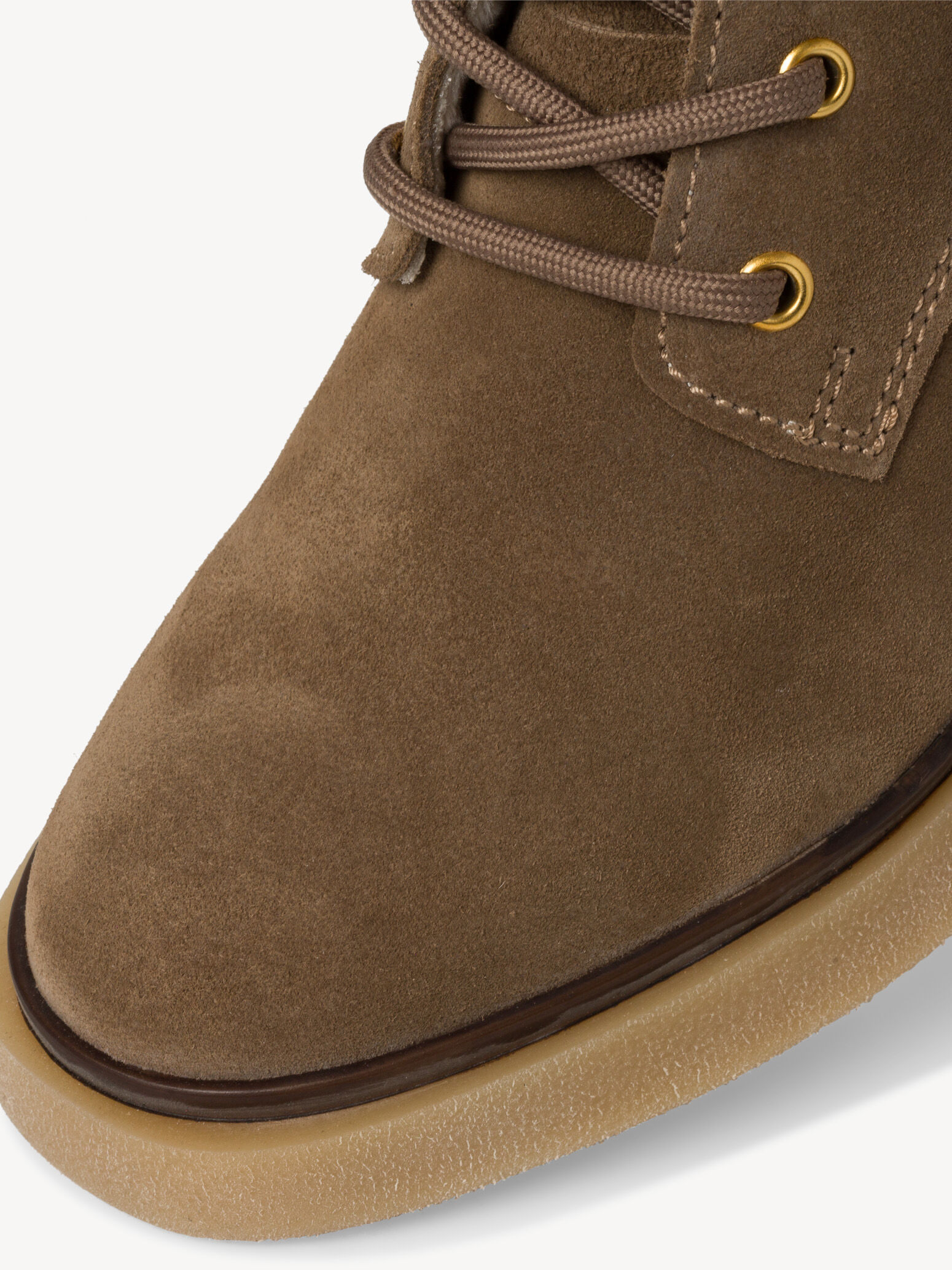 Bottine en cuir - marron