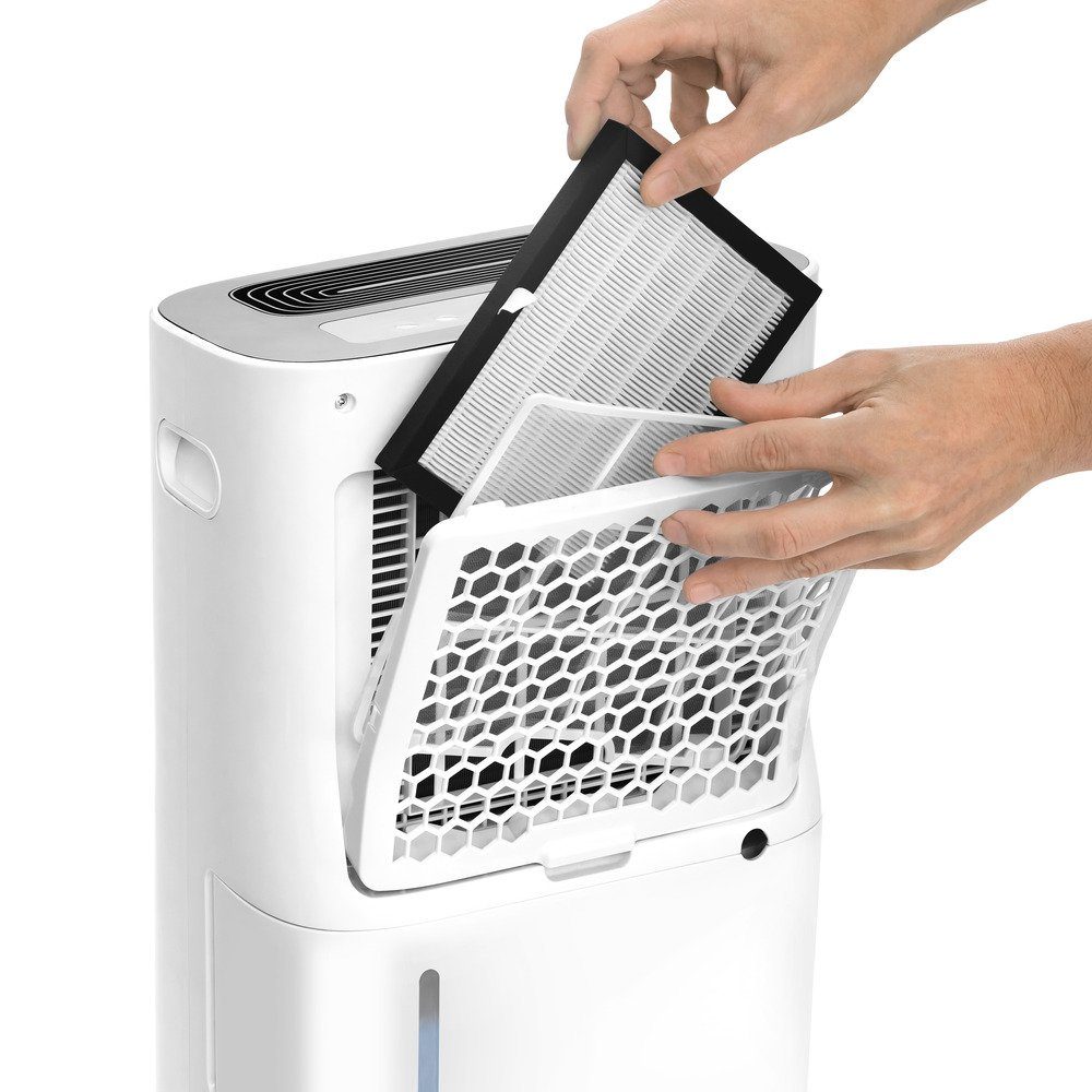 TROTEC Luftentfeuchter TTK 70 HEPA, für 125 m³ Räume, Entfeuchtung 24,00 l/Tag, Tank 6,50 l, Entfeuchtungsautomatik mit Zielwertvorwahl zwischen 30 und 80 %